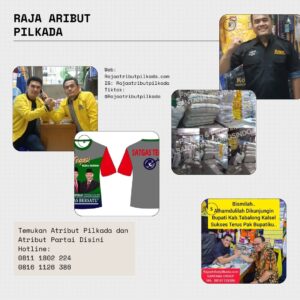 Tempat Pemesanan Kaos Murah Hanya di Raja Atribut Pilkada